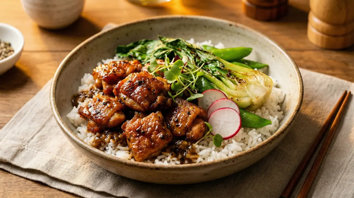 黑椒鸡腿盖饭 - 里番动漫 人气食谱