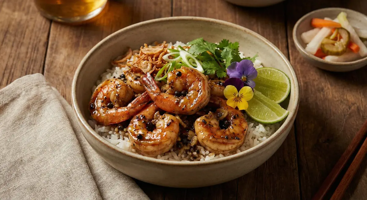 黑椒虾仁盖饭 - 里番动漫 海鲜系列